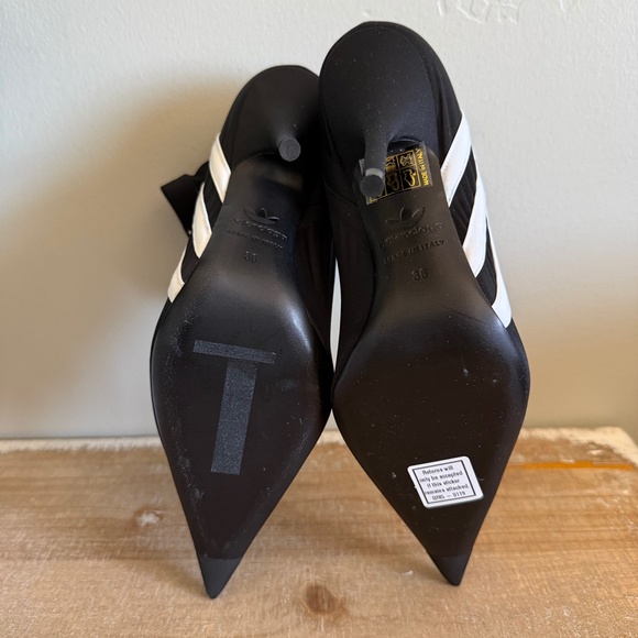 Balenciaga x Adidas Matte Spandex Knife Booties 110mm | NWT | 36 | Black - Picture 5 of 7